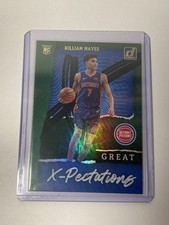 2020-21 Donruss Killian Hayes RC Rookie Green Holo Flood Great X-pectations