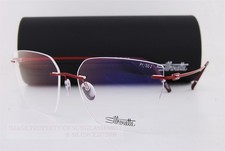 New Silhouette Eyeglass Frames The Refined 5593/PY 3040 Striking Red 55mm