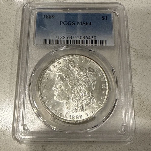 1889  Morgan Silver Dollar Philadelphia - PCGS MS64 Nice Eye Appeal