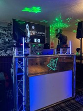 Truss Dj Booth with Lighting and Screens DJ Booth