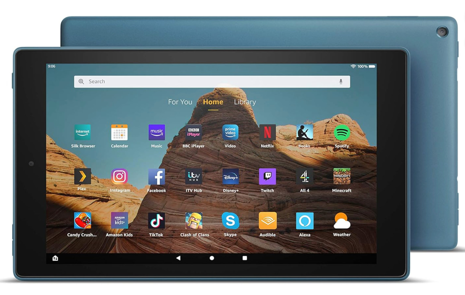 AMAZON Fire HD 10 Tablet 9th Gen 64GB Twilight Blue - with Ads