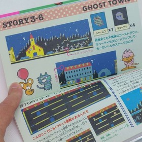 Mappy Land Hisshou Kouryakuhou Guide Book 1986 Nintendo Famicom FC NES Namco