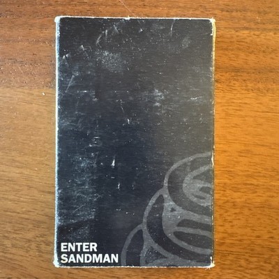 Metallica Enter Sandman Cassette Single 1991 Stone Cold Crazy Elektra Records