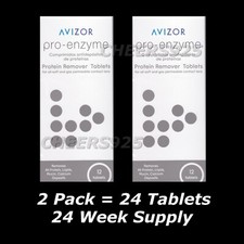 2 Pack of Avizor Pro-Enzyme Protein Remover T...