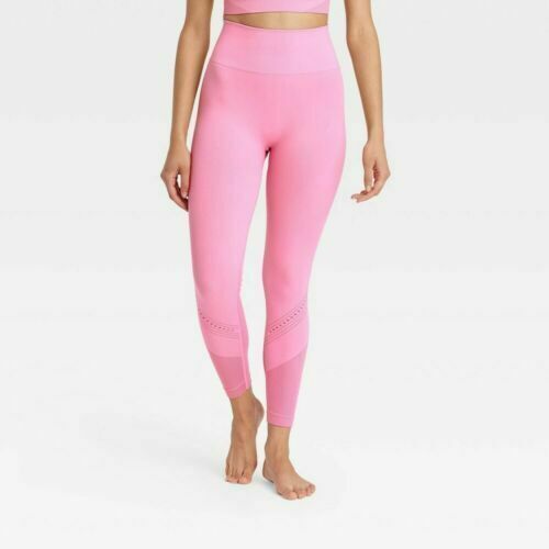 Women's High-Rise Seamless 7/8 Leggings - JoyLab Light Pink XL NWT - Picture 1 of 7