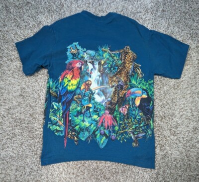 signal blue graphic tee