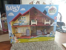 Bluey Family Home House Pack and Go Playset Dollhouse With Furniture 