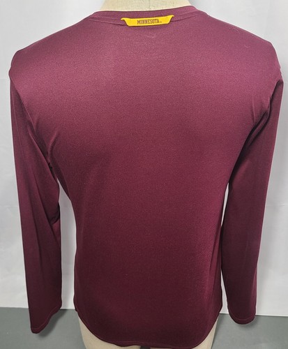 Nike Dri-Fit Minnesota Gophers Maroon Long Sleeve Shirt Mens M? ~ Used - Picture 5 of 10