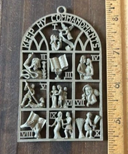 Keep My Commandments Mini Wall Plaque/Pendant