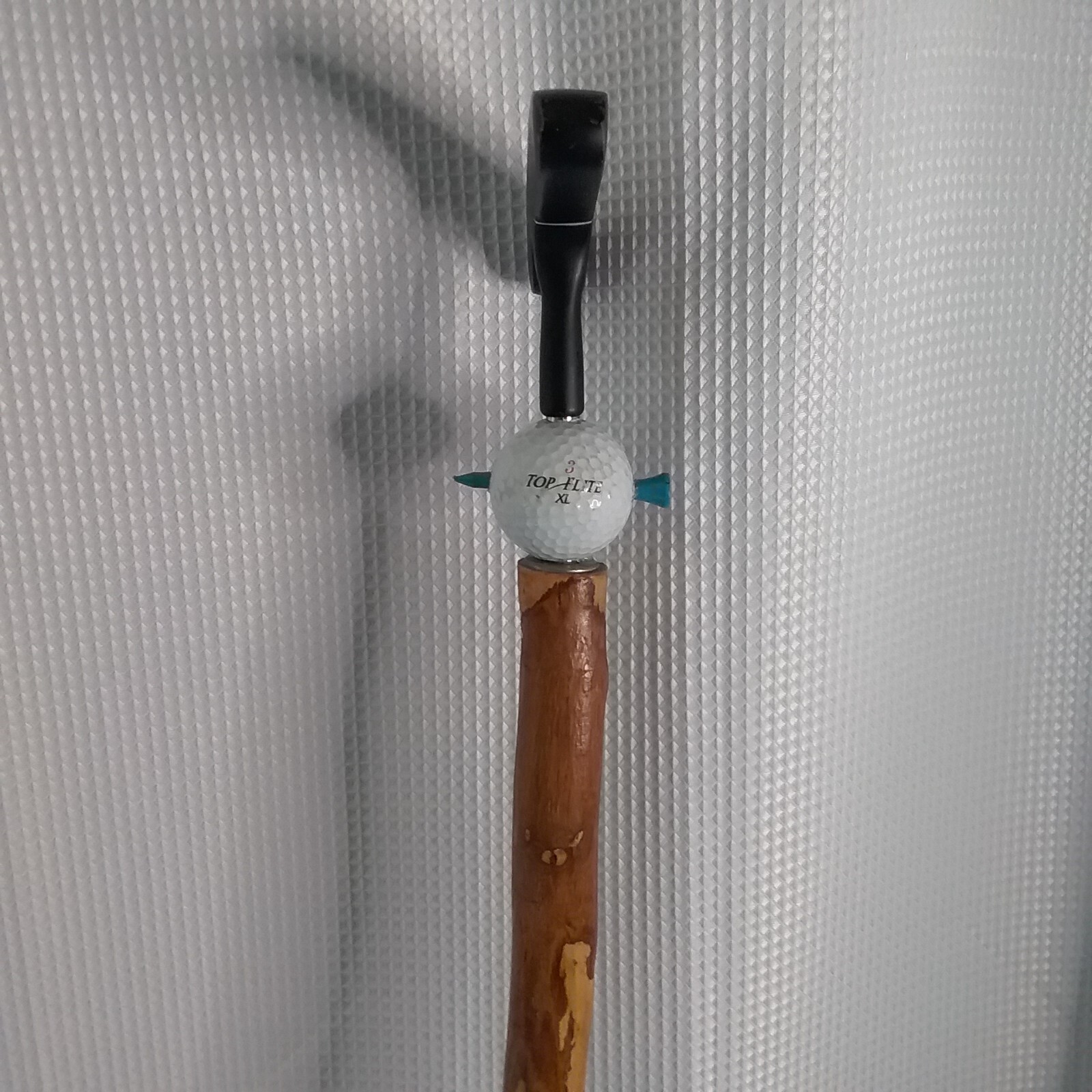 Handmade Walking Stick / Cane Golf Theme Club Handle … Gem