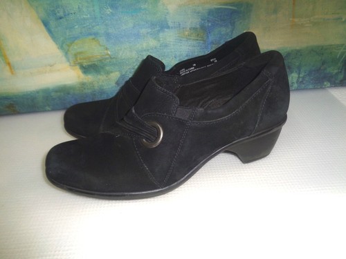 Clarks Brown Leather/Suede Casual Women's Shoes Size 7M - Picture 4 of 9