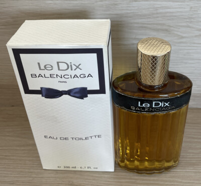 Vintage Le Dix Balenciaga Perfume Women 6.7 oz Eau De Toilette