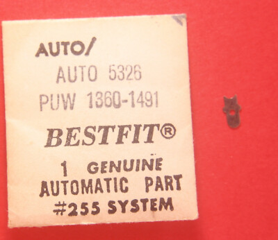 AUTOMATIC HOLD DOWN FINGER  BESTFIT # AUTO 5326, PUW 1360-1491
