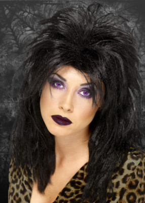 black goth wig