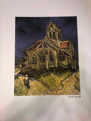 Vincent Willem van Gogh off set lithograph cm 50x70 signature on plate with COA