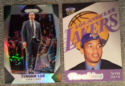 Lot (2) Tyronn Lue 1998-99 Fleer Ultra #105 RC 2017-18 Coach