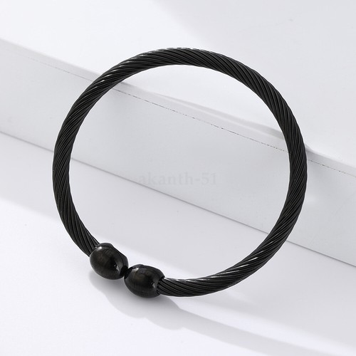 Stainless Health Magnetic Bracelet Arthritis Pain Relief Bangle Healing Therapy - Picture 9 of 9