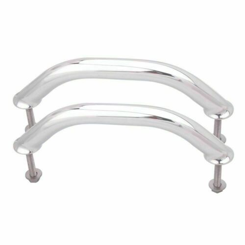 2X Stainless Steel 8-1/3" Oval Grab Handle Safe for Boat/Door/Bath/Truck RV - Picture 3 of 6