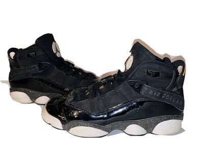 Nike Air Jordan 6 Rings GS Black Metallic Gold Size 4.5Y | eBay