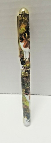 Akita & Shiba Inu Pet Dog Roller Ball Pen by Arist Ruth Maystead