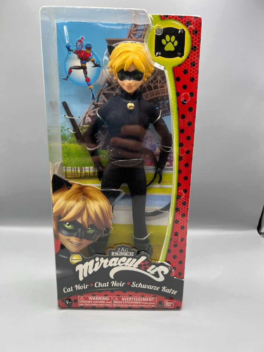 Miraculous Ladybug Cat Noir Doll 10.5 Official Zag Heroez BANDAI