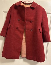 Vintage Daniel Neal's London Harris Tweed Childs Tailored Hand Woven Overcoat