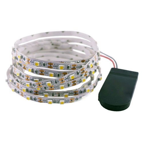 Button Battery Powered 2835 SMD 3V DC 60LED/M LED Strip Light Flex LED Tape - Picture 2 of 7