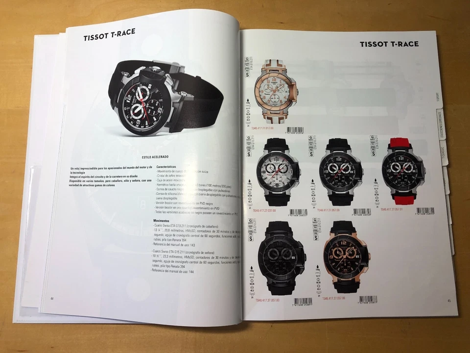 TISSOT Sales Manual General Catalogue 2016 2017 - Watch Collection - Spanish Foto 2 de 4