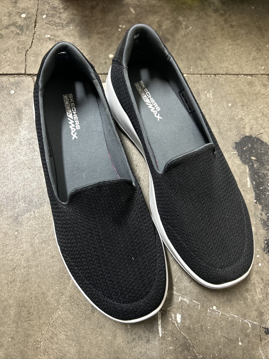 SKECHERS Goga Max Gen 5 Women's Size 10 Black Slip On Shoes. | eBay UK
