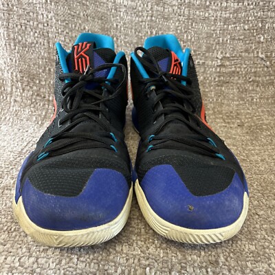 Nike Kyrie 3 Kyrache Light Black Orange Size 13 Sneakers 852395