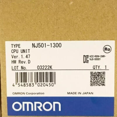 NJ501-1300 1PCS NEW OMRON CPU UNIT PLC MODULE NJ501-1300
