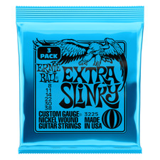 Ernie Ball 3225 Extra Slinky Electric Guitar Strings 8-38; 3-Pack