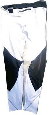 Victorias Secret Rare Vintage L Running Tight Legging White Black Mesh Zippers