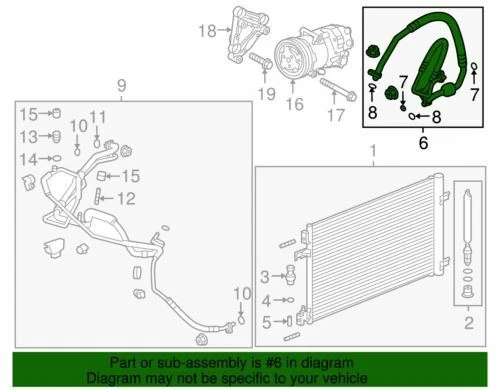 Manguera de succión turbo genuina GM 2014-2016 Chevrolet Cruze Limited LS 1,4 L 95319205 Foto 2 de 2