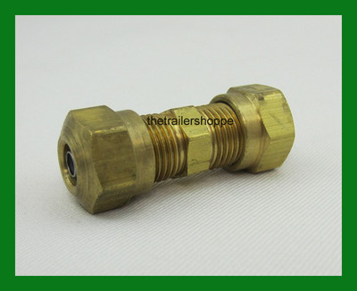 VelVac Air Brake Tube Fitting DOT Approved 1/4'' Full Union 2 PC