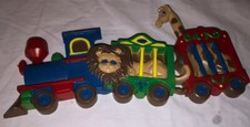 Burwood Products 1991 Circus Train Wall Hanging 10  