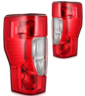 For 2020-2022 Ford F250 F350 Super Duty w/o Blind Spot Tail Lights Assembly Pair