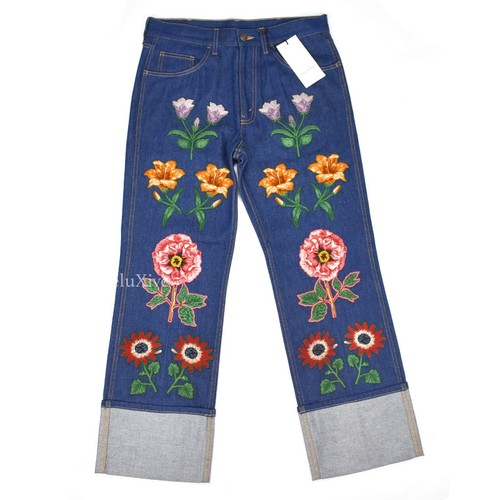 GUCCI Men's Floral Patch Embroidered 