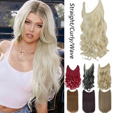 Hidden Invisible Wire In One Piece Hair Extensions Natural as Human Nano Ring