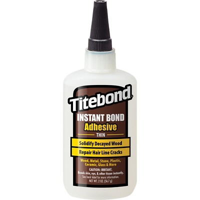 Titebond Instant Bond Sekundenkleber für Holz DÜNNFLÜSSIG 2oz 56.8g