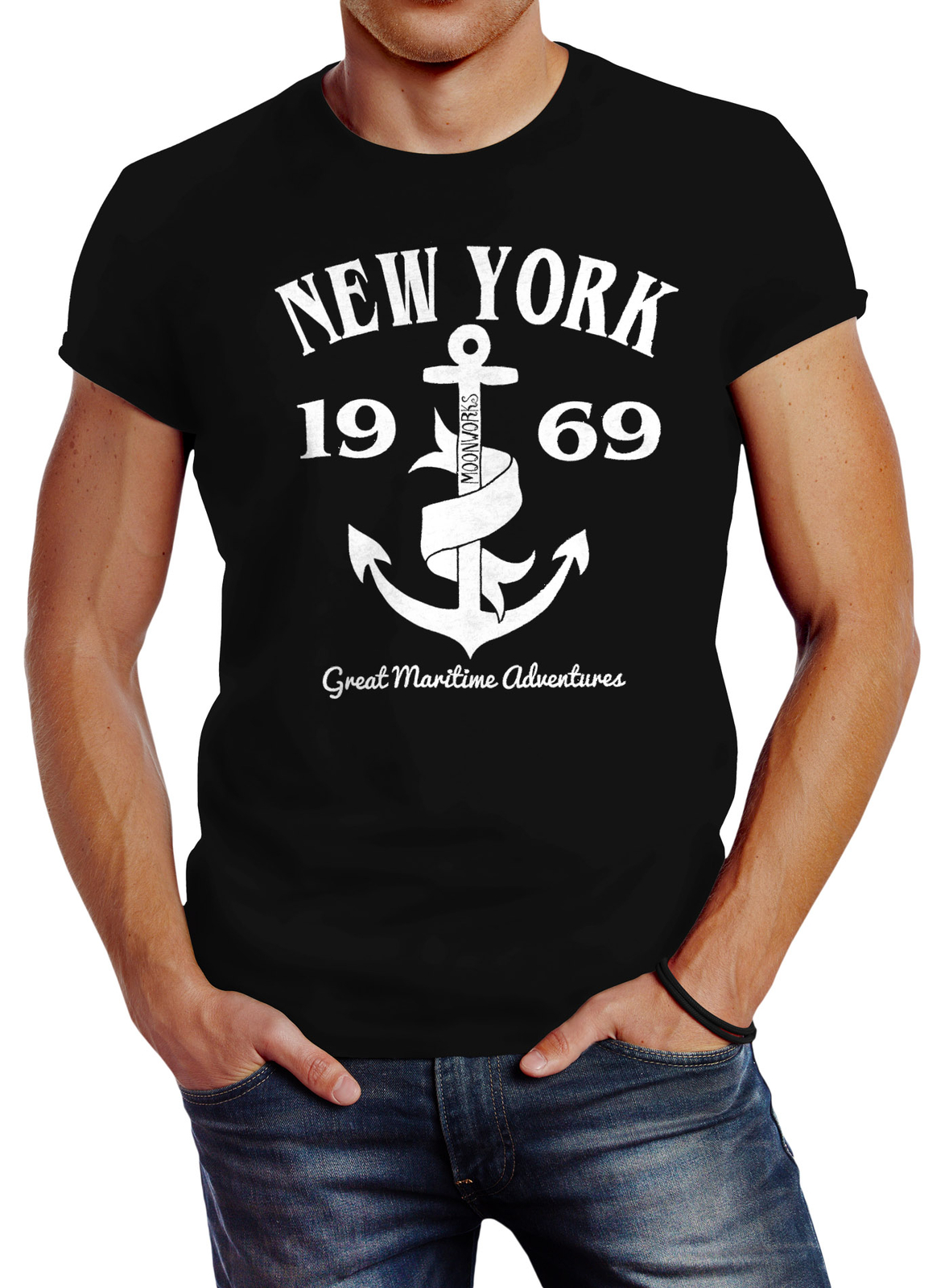 Felpa con stampa Loose Fit - Bianco/New York - UOMO | H&M IT Felpa con stampa Loose Fit - Bianco/New York - UOMO | H&M IT