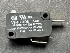 5PC HONEYWELL V7-1B37D8 Miniature Switch, Basic, SP, NC, 11 A @ 277 Vac