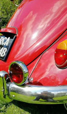 For Classic Car Oben Stop Light Red Fog Light Chrome Vintage Best Quality