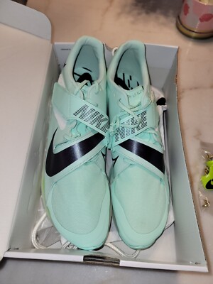 Nike Air Zoom LJ Elite Mint Foam Green Dr9924-300 Men's Size 15 Track Spikes