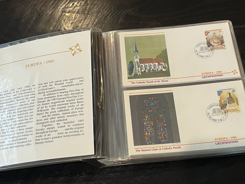 1983 Set - Europa Achievements Of Human Genius FDC Album 66 Beautiful Covers - Picture 3 of 19