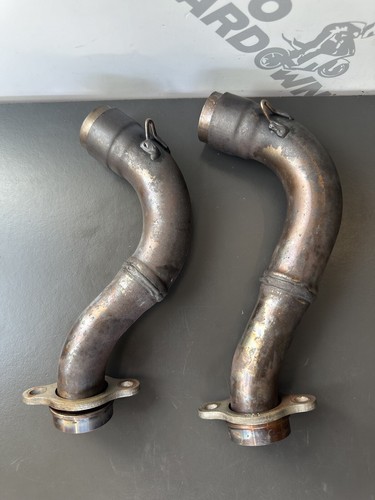 APRILIA TUONO V4 1100 Factory Exhaust Down Pipes Exhaust Link Pipes OEM 2017 - Picture 15 of 23