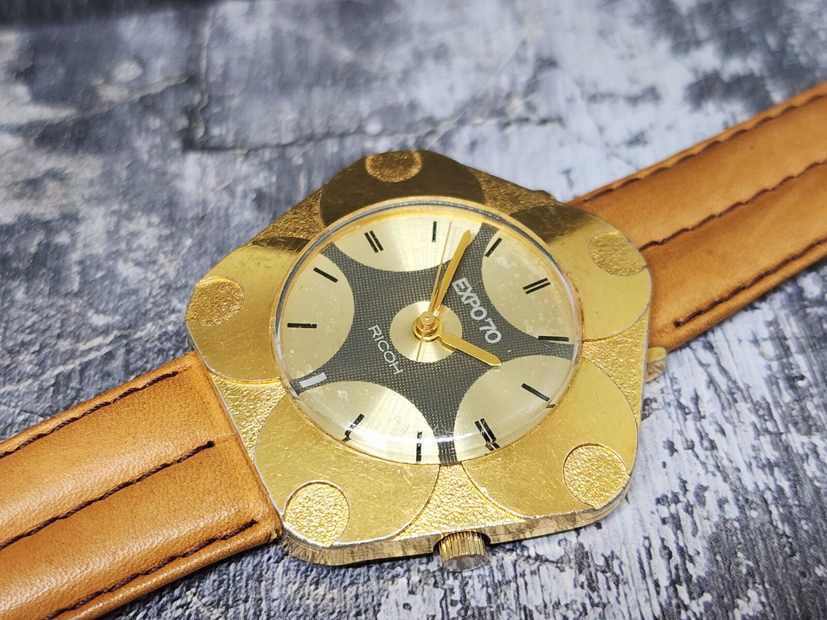 Vintage RICOH EXPO 70 WATCH 1970 43035 OSAKA WORLD EXPO