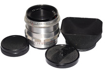 C.Z.Jena Biotar Q B 1:2 f 58mm w/two cap shade hood M42 TM42