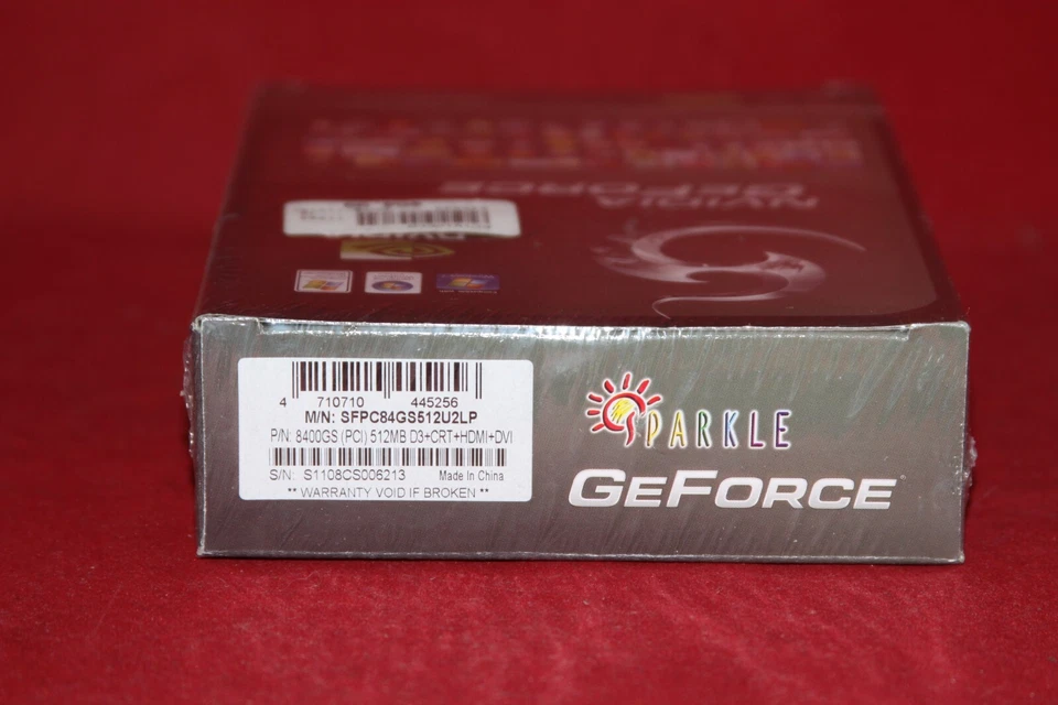 Sparkle Nvidia GeForce 8400 GS 512MB DDR2, PCI Graphics Card (SFPC84GS512U2LP) - Image 3 of 4
