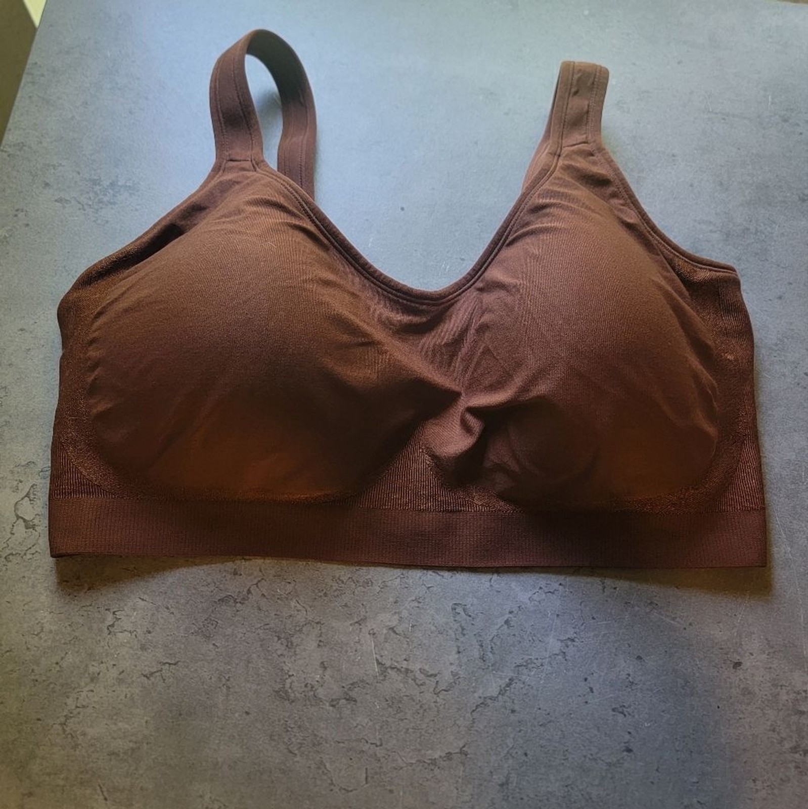 Truekind Wirefree Full Coverage Support Brown Bra… - image 1
